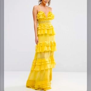 Maxi ruffle dress